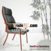 leather steady design conference room waiitng room legged office chair HX6005