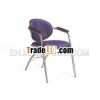 Modern Reception Stainless Steel Visitor Chair