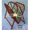 TB2968-2 rattan magazine rack -news paper rack craft / handicraft