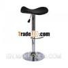 Bar chair with chrome legs CARMEN 3010 Black color