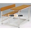 New style high grade school bench durable steel school desk and chair sets