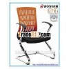 Hot sale arched frame soft back SGS certification design office chair without wheels