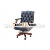 American Style Chesterfield Office Chair Executive Leather Swivel