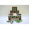 Ceramic green wooden Drawers chest