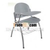 hot sale modern plastic training /student chairs with writing pad