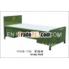 unique design steel tube single army bed