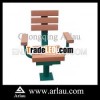 Arlau Camphor Wood and Steel Bench Patio Chair Outdoor Chair