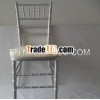 fashion sliver wooden Chivari Chair with cushion