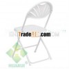 Plastic folding chair Steel-plastic chair