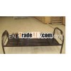 single steel bed designs/ simple metal frame bed