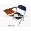 Metal Folding School Chair With Table