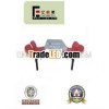 Fiberglass Canteen Table and 4Chairs Used College School/University Design/Restaurant Furniture