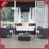 S&D synthetic rattan restaurant sofa