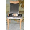 Modern hotel solid wood chair with uphostery XY0102