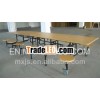 good quality wooden top and steel frame foldable dining table