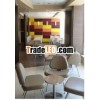 American Fast Food Chair/Modern Restaurant Chair/Upholstered Armless Dining Chair ( FOHRT-1 )