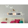 9pcs per set acrylic wall mirror stickers,  DIY butterfly mirror