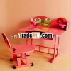 Hot sale!popular furniture metal desk and chair with animal pictures for kids
