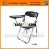 LC-038 folding chair with writing board and basket,  plastic seat and back,  high quality school / o