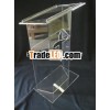 Clear Acrylic Podium with a Cross