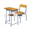 fixed student desk & chair set /youth table and chair sets/best price chairs with tables attache