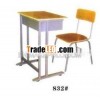 832# school desk and chair