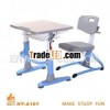New healthy adjustable classroom desk design