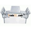 stainless steel-small back-4-fast food tables