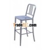 stainless steel barstool.navy chair, bar furniture