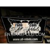 2014 High Quality Black and white waterproof Outdoor vinyl sticker (ks-321)