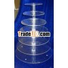 7-tier Round Clear Perspex Cake Stand (FD-A-0140)