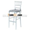 Factory wooden bar chiavari chair with cushions cover