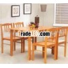 (W-5S-91) solid wood restaurant table set