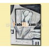 handpainted contemporary flower painting Flr5006