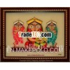 Jamini Roy: Parvati and Ganesha with Lakshmi and Swaraswati