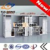 dormitory steel bunk bed with desk and wardrobe