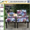 Flower solid wood frame dining chair