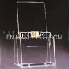 acrylic menue holder or free standing A4 acrylic table menue