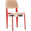 special pipe metal tube wood leisure dining chair