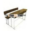 2013 wooden school desk and chair school furniture double seats desk