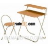 Single people school desk and chair with MDF