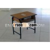 Single Seater Wooden School Desk with Steel Frames