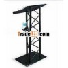 Black Metal Truss Lectern Podium (AL-A-0051)
