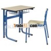 2013 Factory Cheap Sale School Furniture/Single School Desk and Chair/Education Furniture