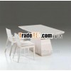 2013 lacquered wood table (S-0521) high gloss modern dining table