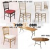 Good Quality Banquet and Wedding Wood &Resin Tiffany Chair