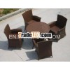 Hot rattan restaurant dining set