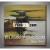 100% Handmade Framed Abstract Landscape Oil Painting On Canvas