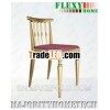 Golden dining chair