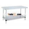 304 Stainless Steel Pantry Worktable for Kitchen Room or Hotel